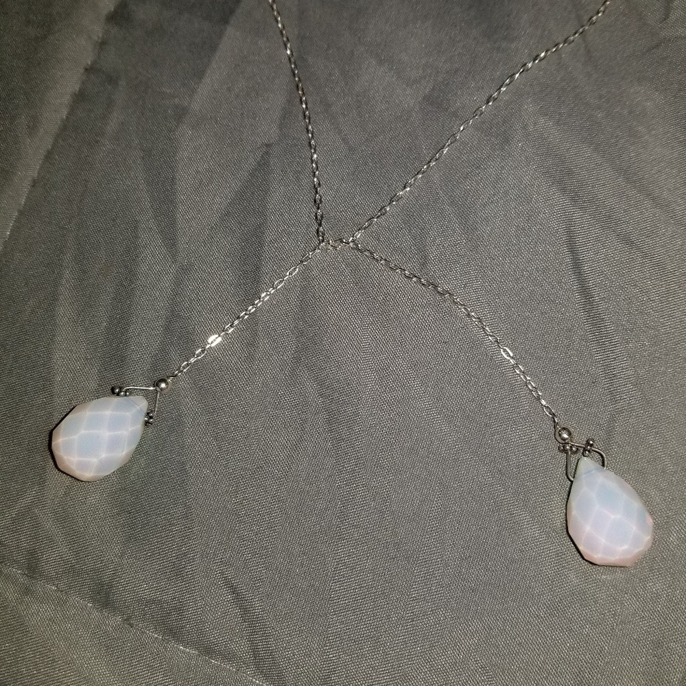Sterling Silver Lariat Necklace